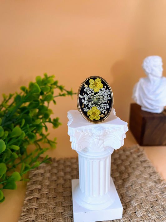 Floral Eclipse Ring