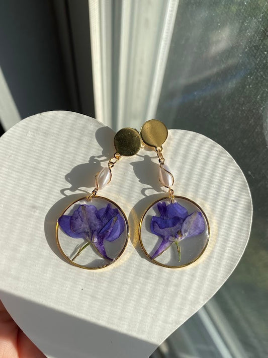 Imperial Violet Earrings